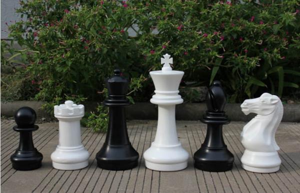 Szachy ogrodowe GC-16 - małe figury szachowe - król 41 cm (950 zł)